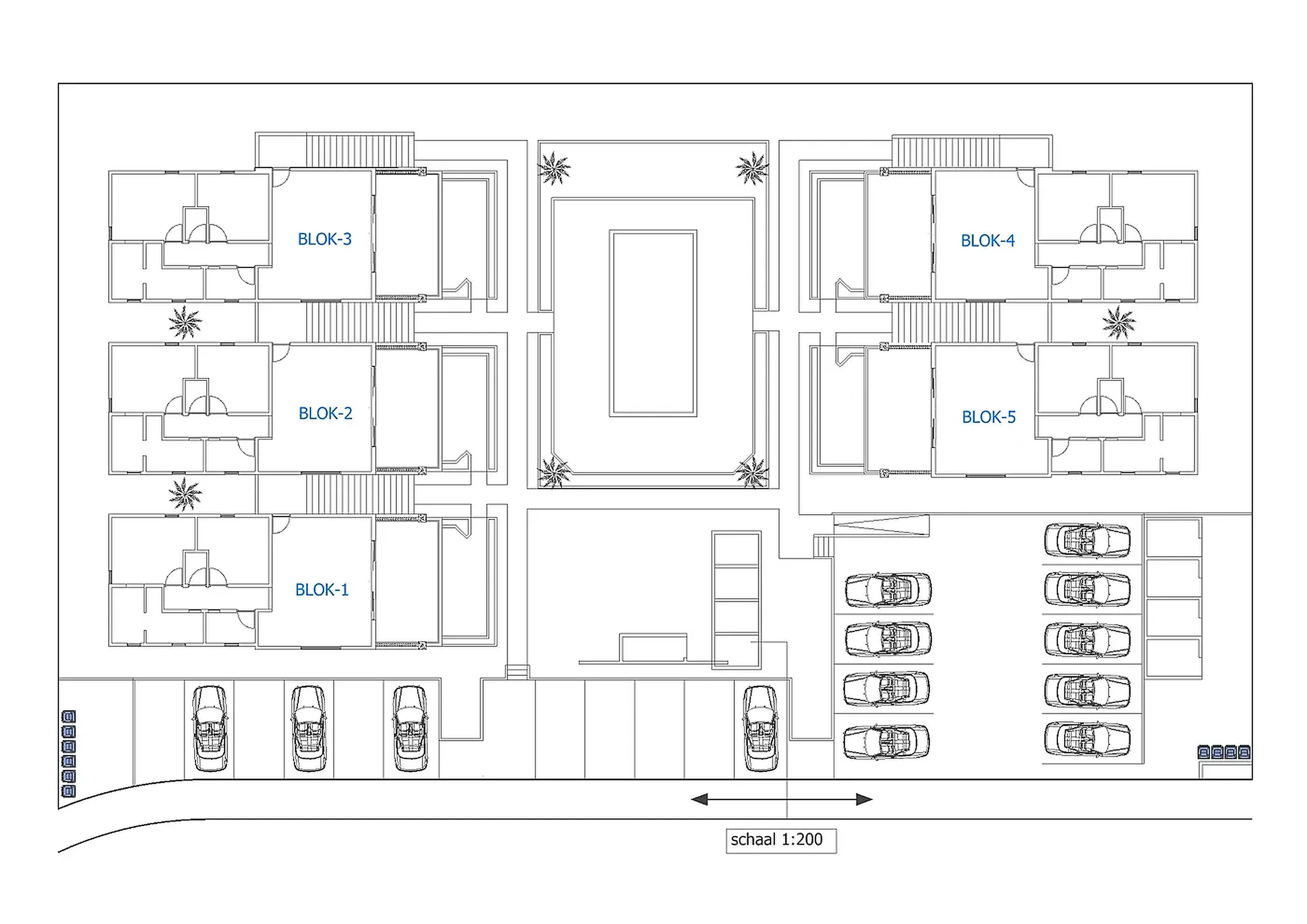 Serenity Residence block overview — buildings A and B