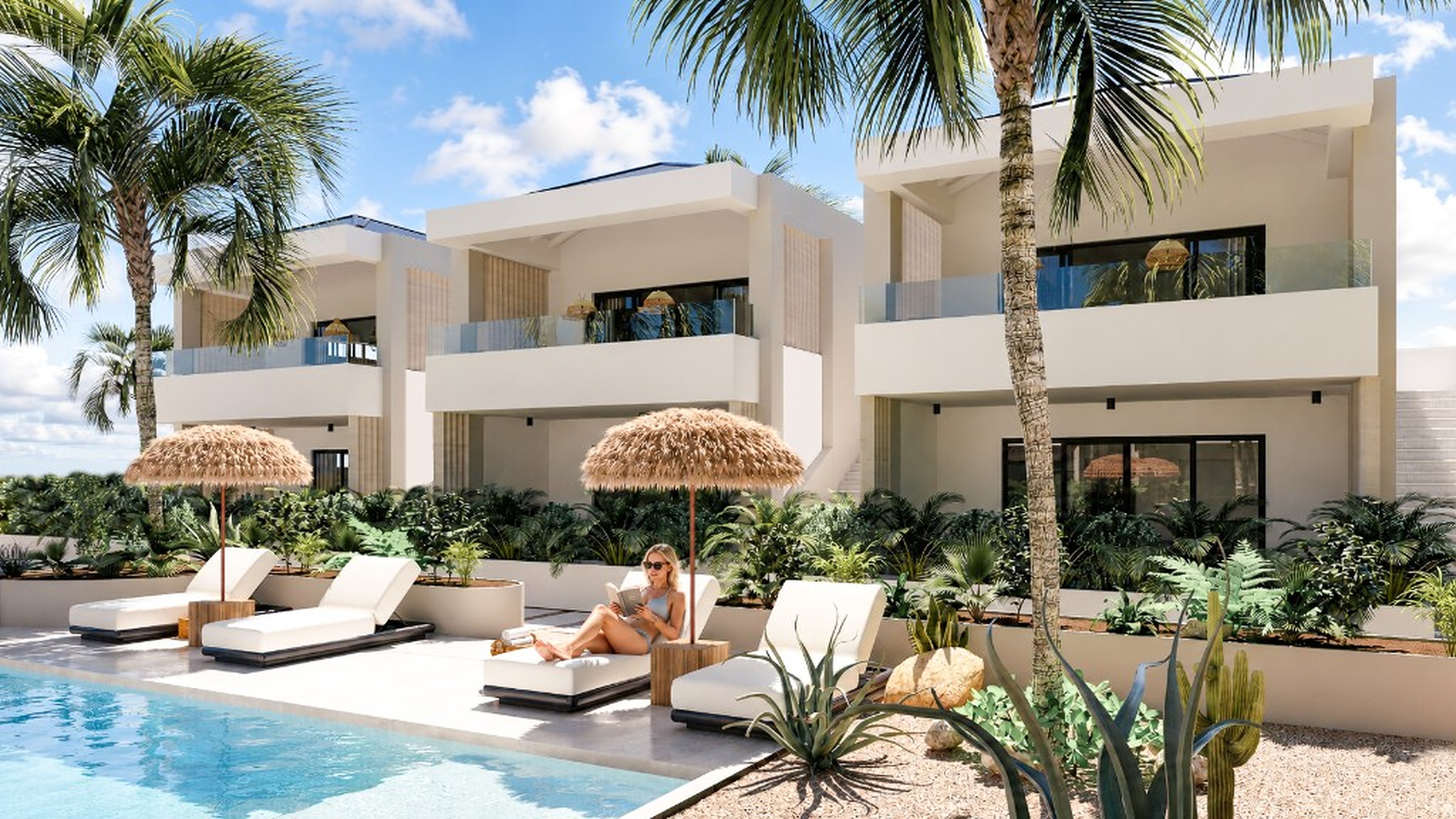 Serenity Residence — pool, villas and tropical gardens